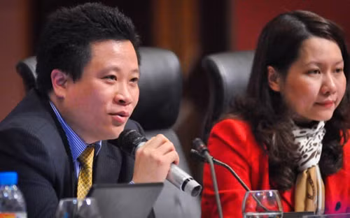 Ông Hà Văn Thắm và bà Nguyễn Minh Thu - Ảnh: VnExpress.