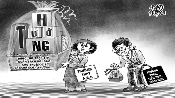 Thưởng Tết vẫn là khái niệm xa xỉ với nhiều giáo viên (Ảnh minh họa: Báo Lao động) Thưởng Tết vẫn là khái niệm xa xỉ với nhiều giáo viên (Ảnh minh họa: Báo Lao động)