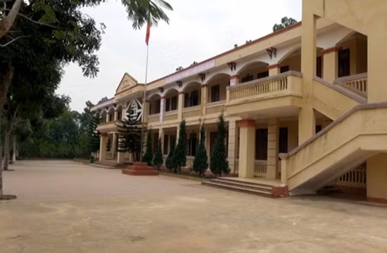 Trường trung học phổ thông Như Xuân 2. Ảnh: Hoàng Nguyên.