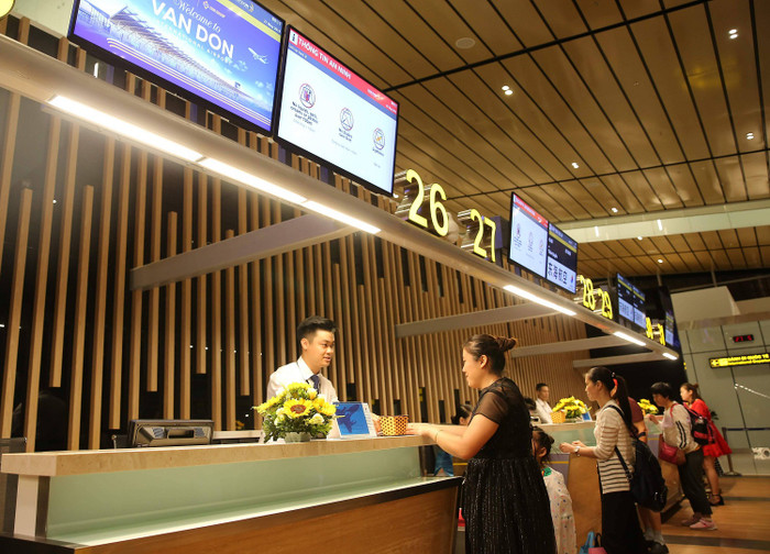 Sân bay Vân Đồn luôn chú trọng chất lượng dịch vụ.