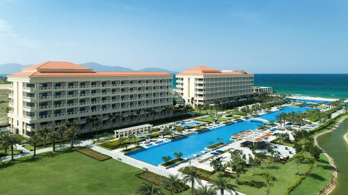 Toàn cảnh khu nghỉ dưỡng Sheraton Grand Đà Nẵng Resort. Toàn cảnh khu nghỉ dưỡng Sheraton Grand Đà Nẵng Resort.