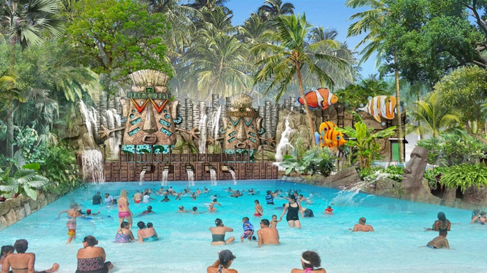 Concept hoang đảo và thổ dân tại Aquatopia Water Park. Concept hoang đảo và thổ dân tại Aquatopia Water Park.