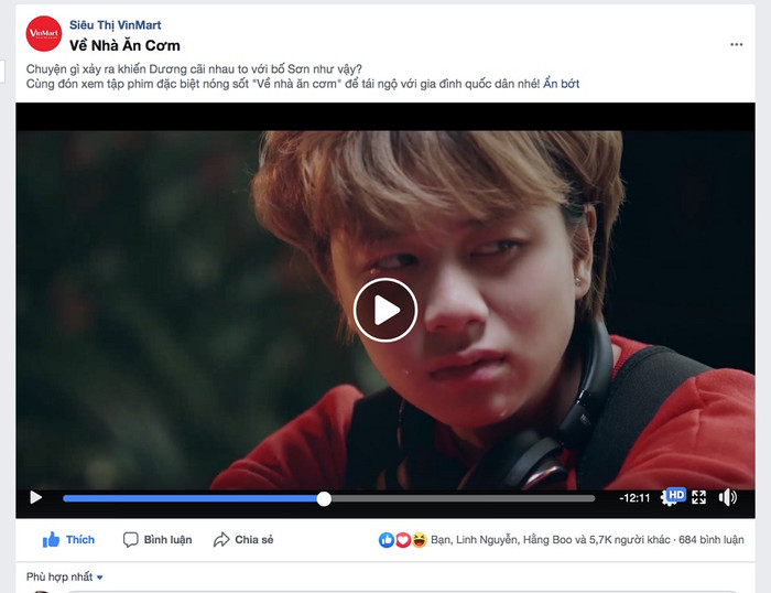 “Về nhà ăn cơm” nhận được quan tâm lớn từ cộng đồng mạng. “Về nhà ăn cơm” nhận được quan tâm lớn từ cộng đồng mạng.