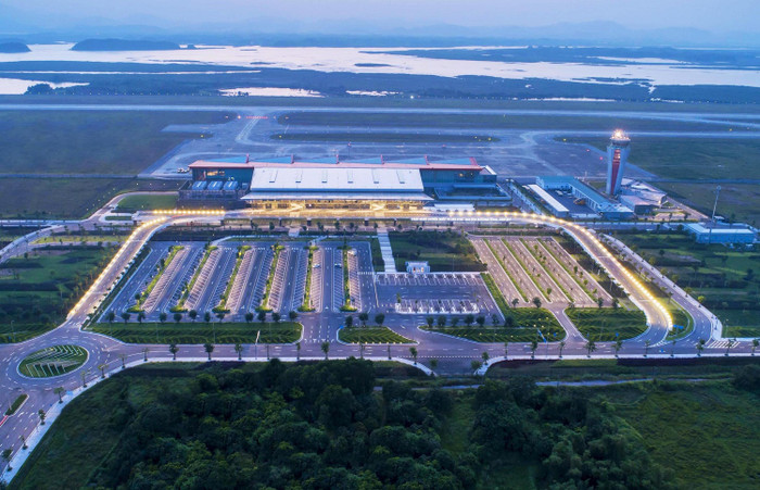 Toàn cảnh Sân bay Vân Đồn.
