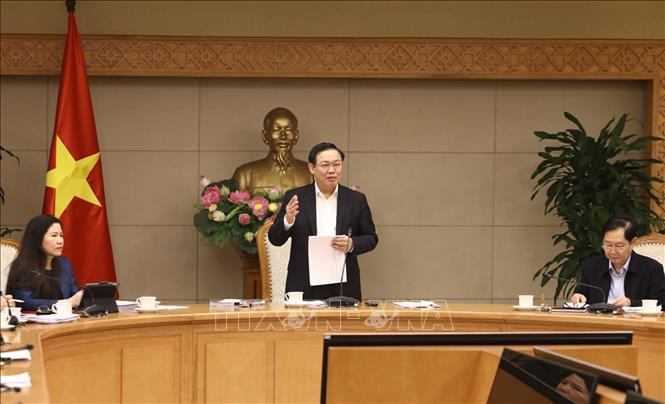 Phó Thủ tướng Vương Đình Huệ phát biểu chỉ đạo (Ảnh minh họa: TTXVN). Phó Thủ tướng Vương Đình Huệ phát biểu chỉ đạo (Ảnh minh họa: TTXVN).