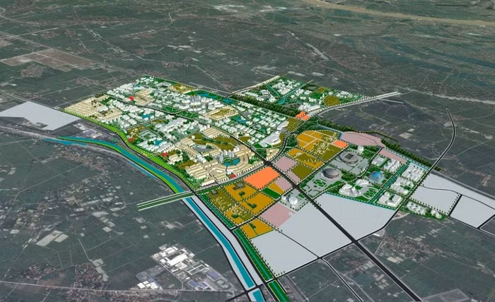 Phối cảnh Khu Đại học Nam Cao.