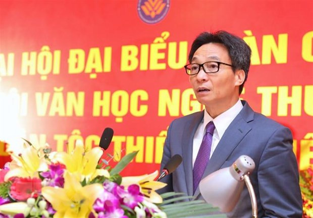 Phó thủ tướng Chính phủ Vũ Đức Đam phát biểu chỉ đạo Đại hội. (Ảnh: Thành Đạt/TTXVN) Phó thủ tướng Chính phủ Vũ Đức Đam phát biểu chỉ đạo Đại hội. (Ảnh: Thành Đạt/TTXVN)