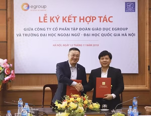 Tập đoàn Giáo dục Egroup và Trường Đại học Ngoại ngữ - Đại học Quốc gia Hà Nội ký kết thỏa thuận hợp tác tạo cơ hội việc làm tốt cho sinh viên sư phạm. Tập đoàn Giáo dục Egroup và Trường Đại học Ngoại ngữ - Đại học Quốc gia Hà Nội ký kết thỏa thuận hợp tác tạo cơ hội việc làm tốt cho sinh viên sư phạm.