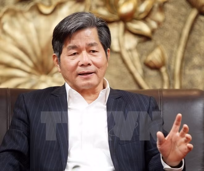 Ông Bùi Quang Vinh - nguyên Bộ trưởng Bộ Kế hoạch và Đầu tư, hiện là thành viên Tổ Tư vấn kinh tế của Thủ tướng Chính phủ . ảnh: TTXVN