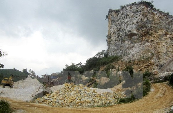 Kiểm tra kinh doanh vật liệu nổ công nghiệp nhằm đảm bảo an toàn, phù hợp với tình hình thực tế. ảnh minh họa: TTXVN.