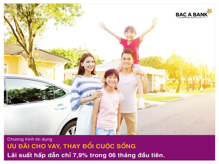 BAC A BANK triển khai dịch vụ hấp dẫn “Ưu đãi cho vay, Thay đổi cuộc sống”.