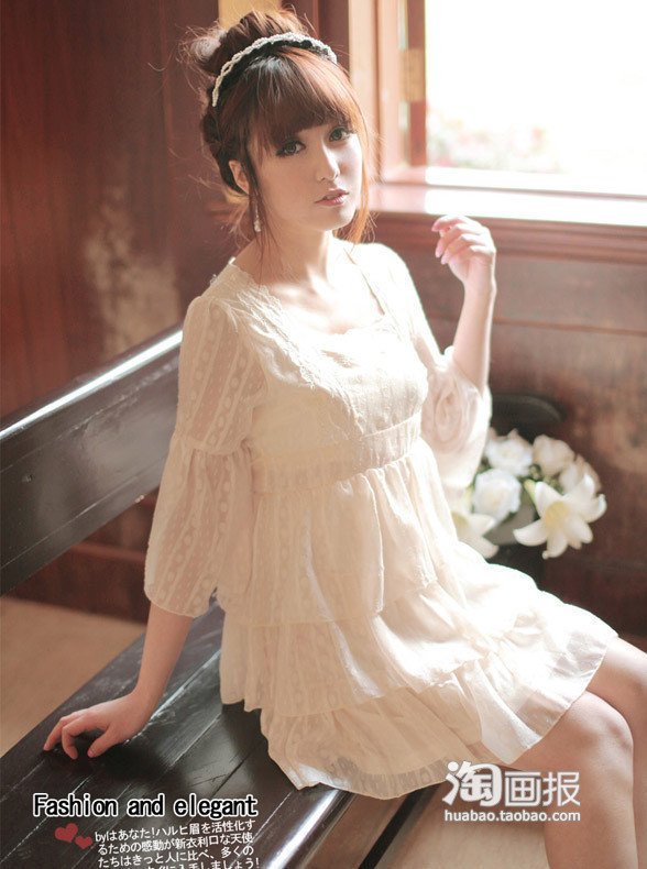 Váy ren - Sự lựa chọn của mùa Thu ảnh 11