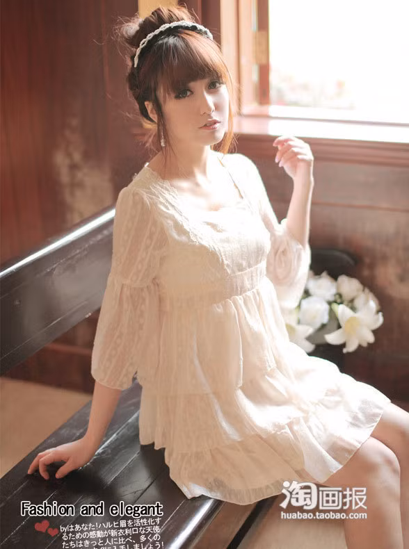 Váy ren - Sự lựa chọn của mùa Thu ảnh 11