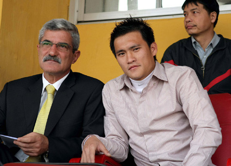 Công Vinh luôn thích gây bất ngờ. Ảnh: Quang Minh Công Vinh luôn thích gây bất ngờ. Ảnh: Quang Minh