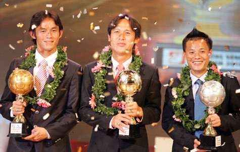 Vũ Phong, Minh Phương và Thành Lương (từ trái qua.