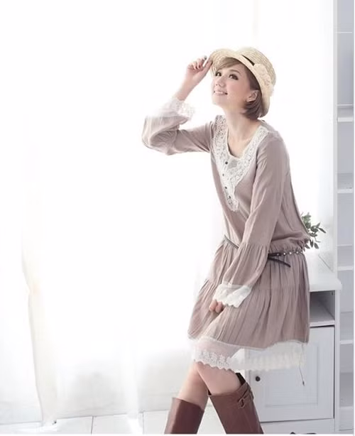 Váy ren - Sự lựa chọn của mùa Thu ảnh 23