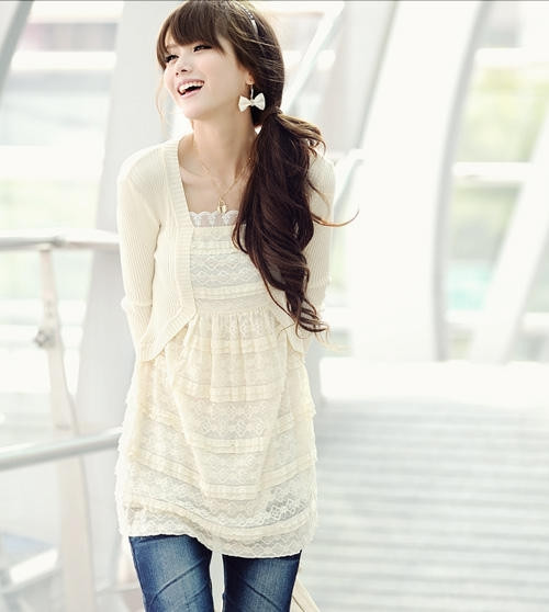 Váy ren - Sự lựa chọn của mùa Thu ảnh 22