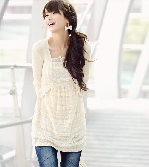 Váy ren - Sự lựa chọn của mùa Thu ảnh 22