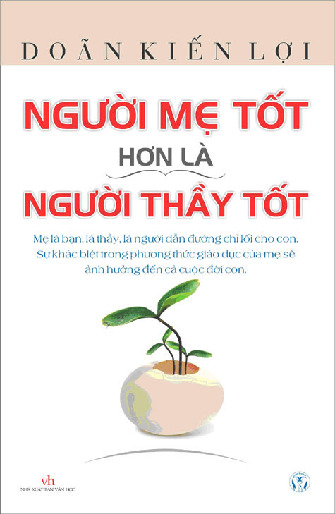 Bìa cuốn sách “Người mẹ tốt hơn là người thầy tốt”.