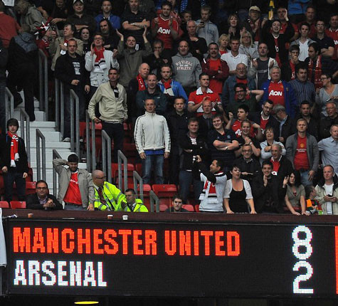 Thất bại lịch sử của Arsenal trong những lần đối đầu MU. Thất bại lịch sử của Arsenal trong những lần đối đầu MU.