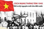 Cách mạng Tháng Tám năm 1945 mở ra kỷ nguyên mới cho đất nước Cách mạng Tháng Tám năm 1945 mở ra kỷ nguyên mới cho đất nước