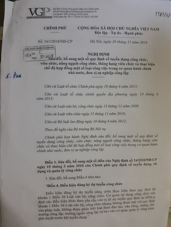 Nghị định 161/2018/NĐ-CP. Nghị định 161/2018/NĐ-CP.