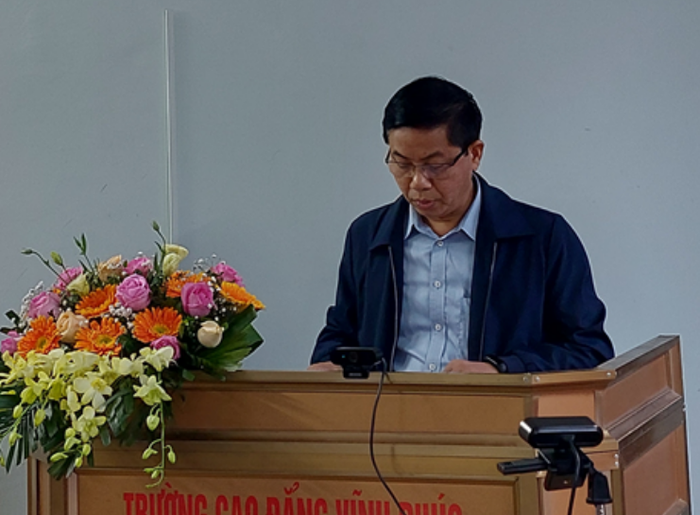 Thạc sĩ Đào Ngọc Anh, Phó Hiệu trưởng Trường Cao đẳng Vĩnh Phúc. (Ảnh: website Nhà trường). Thạc sĩ Đào Ngọc Anh, Phó Hiệu trưởng Trường Cao đẳng Vĩnh Phúc. (Ảnh: website Nhà trường).