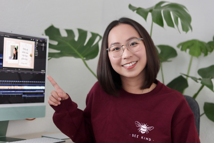 Chị Nguyễn Phương Chi, tiến sĩ giáo dục tại Mỹ, tác giả của blog The Present Writer. Ảnh: Nhân vật cung cấp