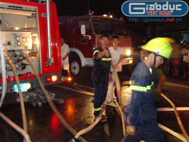 Toàn bộ lực lượng PCCC thành phố Vũng Tàu được huy động Toàn bộ lực lượng PCCC thành phố Vũng Tàu được huy động