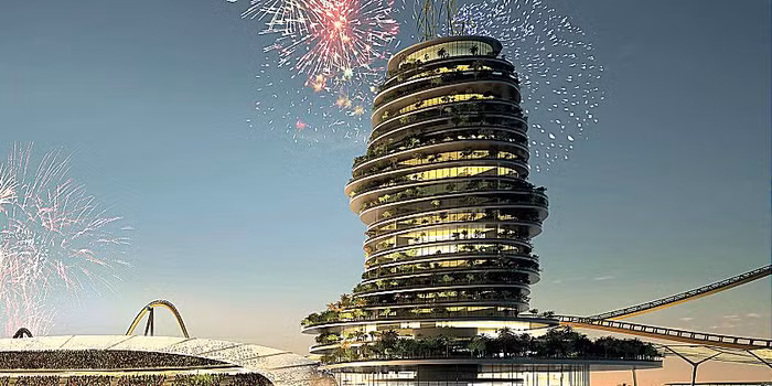 Tòa nhà trung tâm có kiều dáng dộc đáo