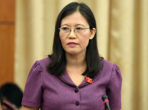 Đại biểu Quốc hội Lê Thị Nga. Ảnh: TTO. Đại biểu Quốc hội Lê Thị Nga. Ảnh: TTO.