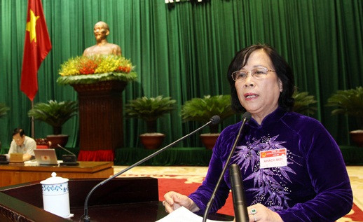 Bà Phạm Thị Hải Chuyền có tới 119 phiếu "Tín nhiệm thấp", chỉ có 108 phiếu "Tín nhiệm cao". Bà Phạm Thị Hải Chuyền có tới 119 phiếu "Tín nhiệm thấp", chỉ có 108 phiếu "Tín nhiệm cao".