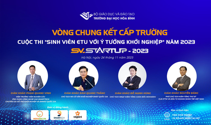 Cuộc thi "Sinh viên ETU với ý tưởng khởi nghiệp" năm 2023. Cuộc thi "Sinh viên ETU với ý tưởng khởi nghiệp" năm 2023.
