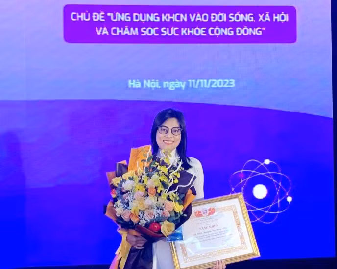 Phó Giáo sư, Tiến sĩ Khoa học Nguyễn Thị Mộng Điệp - Trưởng Bộ môn Sinh học ứng dụng - Nông nghiệp (Trường Đại học Quy Nhơn). Ảnh: NVCC