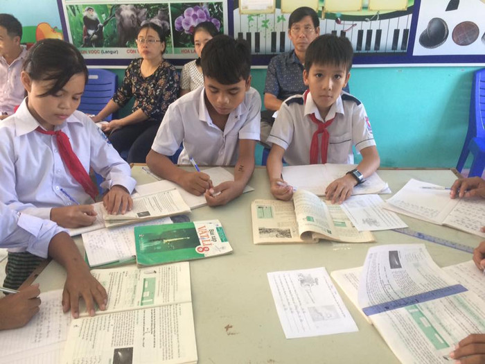 Học sinh Trường phổ thông dân tộc nội trú Lệ Thủy (Quảng Bình). Ảnh: website trường.