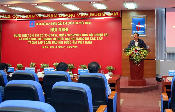 PVN quán triệt Chỉ thị 35 và triển khai kế hoạch tổ chức Đại hội Đảng các cấp. PVN quán triệt Chỉ thị 35 và triển khai kế hoạch tổ chức Đại hội Đảng các cấp.