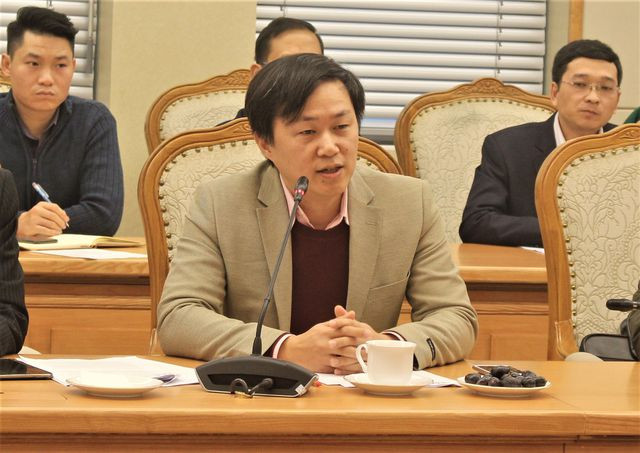 Ông Trần Hải Nam, Vụ phó Vụ Bảo hiểm xã hội, Bộ Lao động Thương binh và Xã hội. Ảnh: Hồng Vân Ông Trần Hải Nam, Vụ phó Vụ Bảo hiểm xã hội, Bộ Lao động Thương binh và Xã hội. Ảnh: Hồng Vân