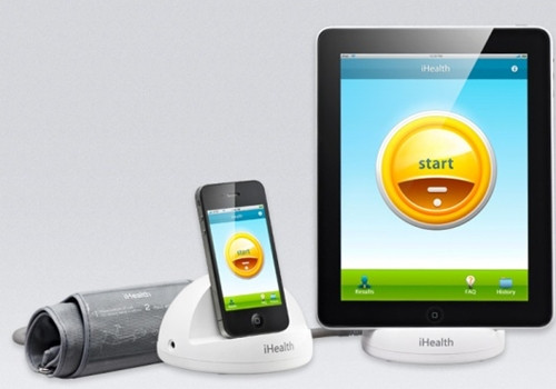 5. Hệ thống theo dõi, kiểm tra huyết áp: Hệ thống giám sát iHealth cho phép người dùng đánh giá, theo dõi huyết áp và nhịp tim thông qua iPhone. Sản phẩm bao gồm chiếc dock kết nối, băng quấn tay và ứng dụng cài trên máy. Bạn được quyền truy cập dữ liệu trong quá khứ, cung cấp biểu đồ sức khỏi theo thời gian và chia sẻ kết quả với người khác. Giá bán: 100 USD (khoảng 2,1 triệu đồng) 5. Hệ thống theo dõi, kiểm tra huyết áp: Hệ thống giám sát iHealth cho phép người dùng đánh giá, theo dõi huyết áp và nhịp tim thông qua iPhone. Sản phẩm bao gồm chiếc dock kết nối, băng quấn tay và ứng dụng cài trên máy. Bạn được quyền truy cập dữ liệu trong quá khứ, cung cấp biểu đồ sức khỏi theo thời gian và chia sẻ kết quả với người khác. Giá bán: 100 USD (khoảng 2,1 triệu đồng)