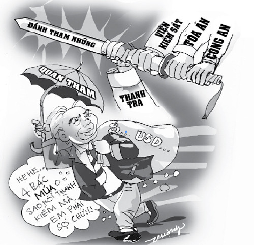 Thủ tướng yêu cầu xử lý nghiêm hành vi bao che tham nhũng. ảnh minh họa: năm lượng mới.