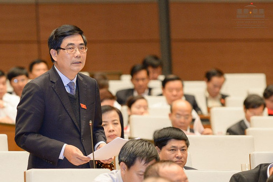 Bộ trưởng Cao Đức Phát. Ảnh Trung tâm báo chí Quốc hội