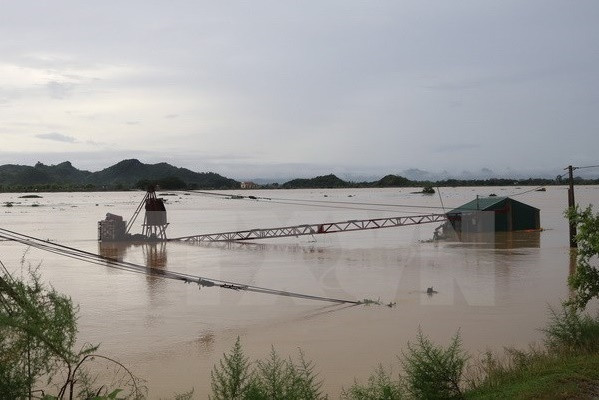 Bến Đế, sông Hoàng Long. ảnh: TTXVN.