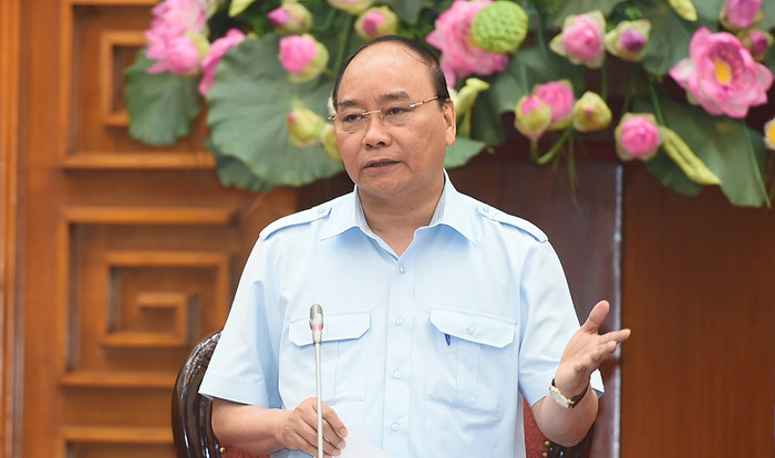 Thủ tướng động viên ngành dầu khí: “Trong khó khăn, càng phải vững vàng”. ảnh: vgp. Thủ tướng động viên ngành dầu khí: “Trong khó khăn, càng phải vững vàng”. ảnh: vgp.