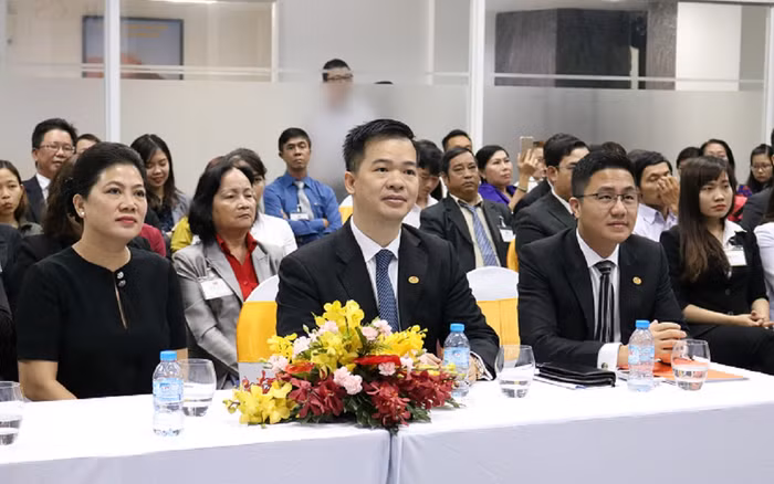 Bà Đỗ Thị Kim Liên - Lãnh sự Nam Phi tại Thành phố Hồ Chí Minh tham dự lễ ký kết hợp tác toàn diện của VASS và BRICS Việt Nam. ảnh: TTr.