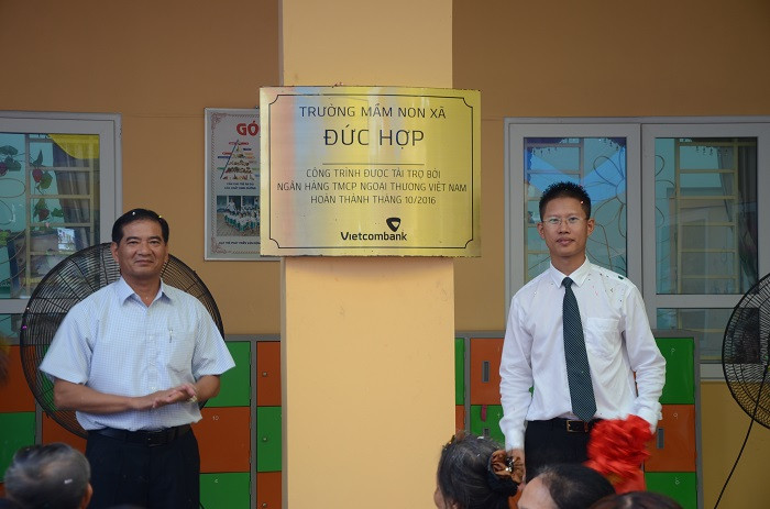 Nghi thức khánh thành trường mầm non. Nghi thức khánh thành trường mầm non.