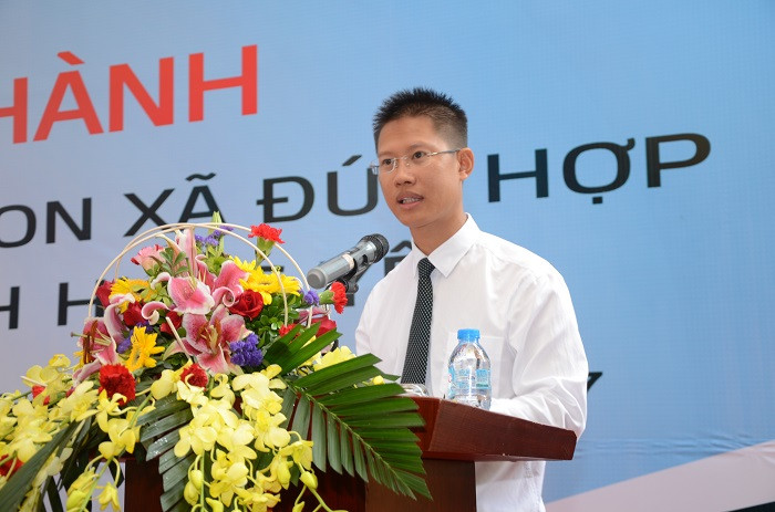 Ông Nguyễn Xuân Cao Cường – Phó Giám đốc phụ trách điều hành Vietcombank Hưng Yên phát biểu tại buổi lễ. Ông Nguyễn Xuân Cao Cường – Phó Giám đốc phụ trách điều hành Vietcombank Hưng Yên phát biểu tại buổi lễ.