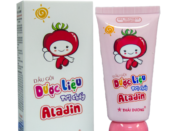 Dầu gội dược liệu trị chất Aladin. Dầu gội dược liệu trị chất Aladin.