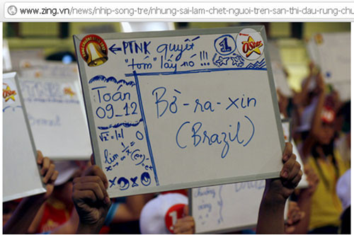 Thí sinh thi Rung chuông vàng cũng phiên âm kết quả Thí sinh thi Rung chuông vàng cũng phiên âm kết quả