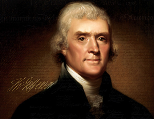 Tổng thống Thomas Jefferson từng nói: "Tôi không thể sống thiếu sách" Tổng thống Thomas Jefferson từng nói: "Tôi không thể sống thiếu sách"