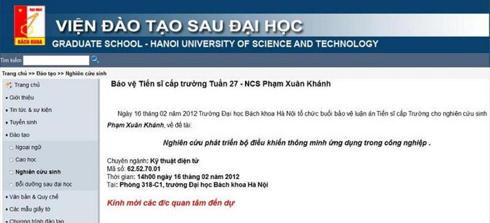 NCS Phạm Xuân Khánh bị tố làm luận án quá thời hạn