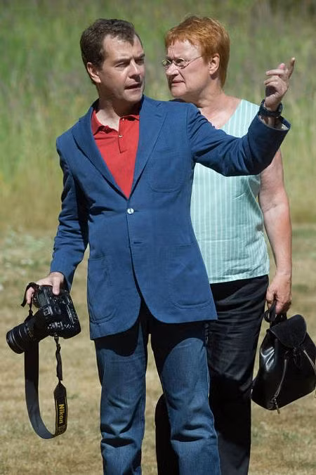 Ông Medvedev cũng rất đam mê chụp ảnh